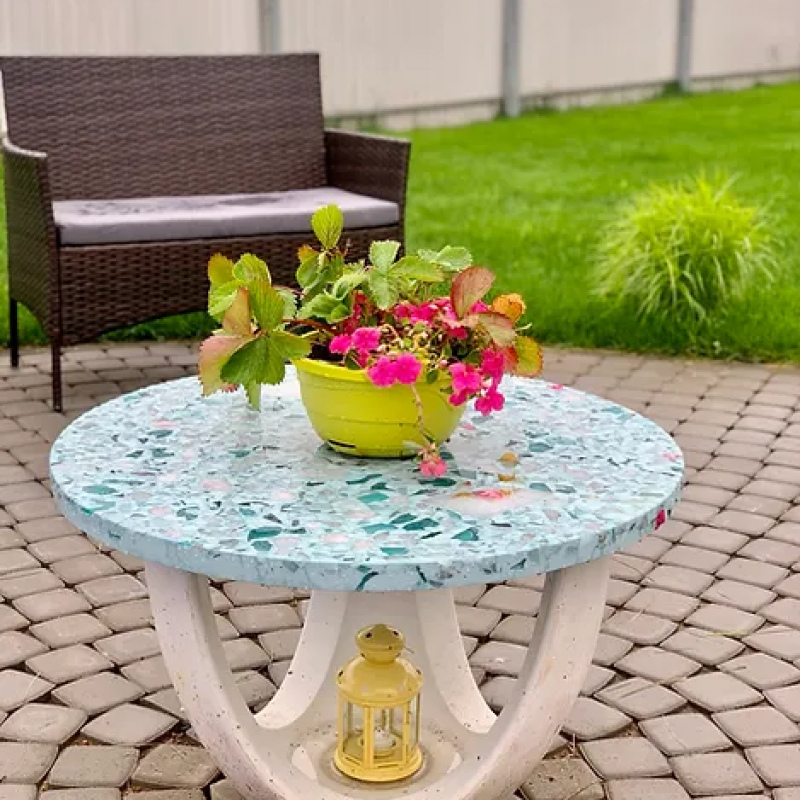 Терраццо/Terrazzo time! Полированный бетон